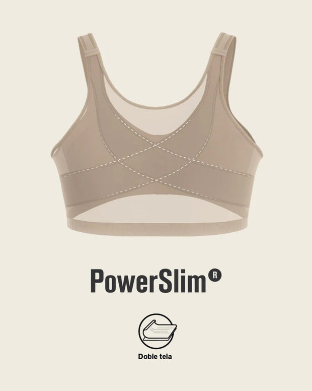 Brasier corrector de postura con compresión de volumen del busto Multi/Functional