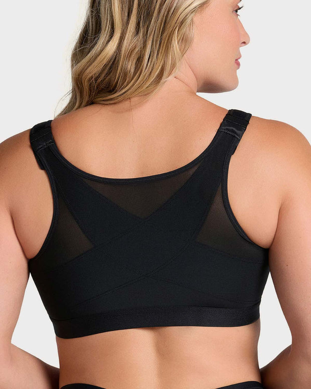 Brasier corrector de postura, control volumen del busto