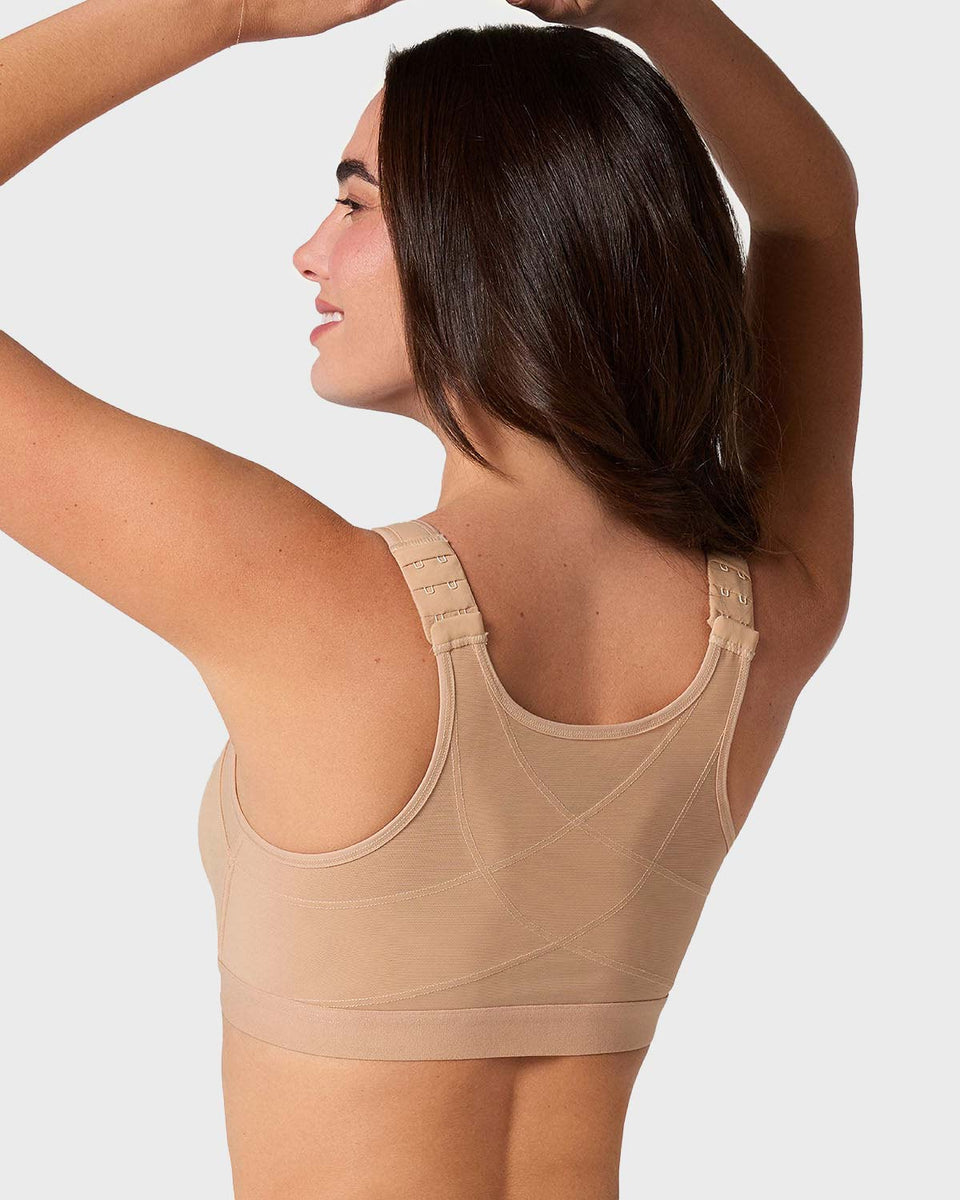 Brasier corrector de postura con compresión de volumen del busto Multi/Functional