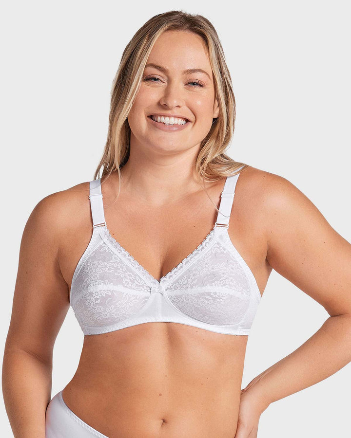 Brasier clásico sin varilla con copas en encaje