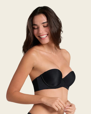 Brasier strapless Magic Up de doble realce que aumenta dos tallas de copa#color_700-negro