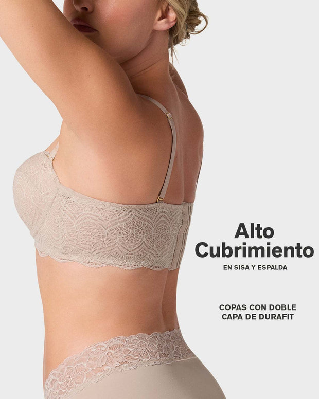 Brasier balconet de realce alto con máximo cubrimiento de espalda Special Fit