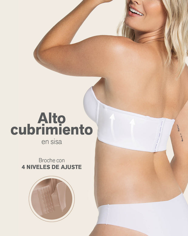 Brasier strapless 360° de perfección