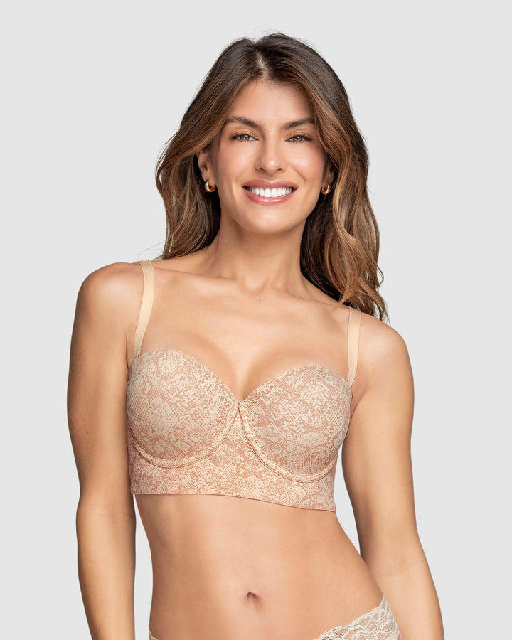 Brasier Strapless de Espalda Ancha, Buen Soporte