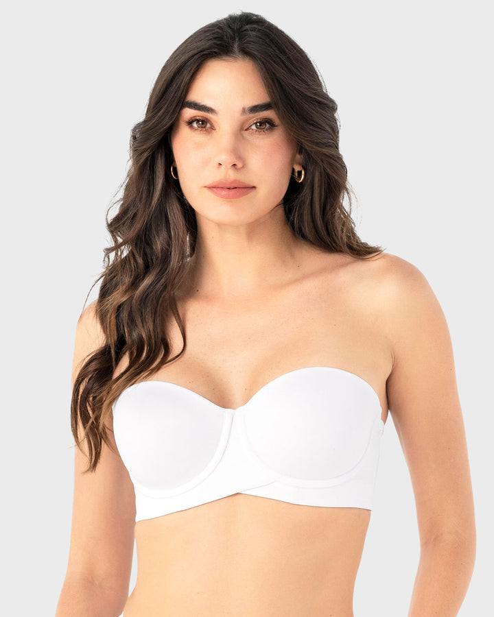 Brasier strapless ideal para busto mediano y grande