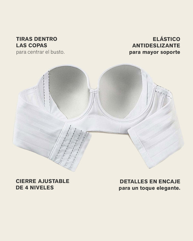 Brasier tipo bustier support strapless