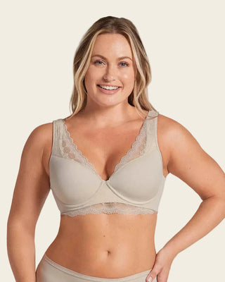 Brasier de gran cubrimiento Deep Coverage Bra#color_802-cafe-claro