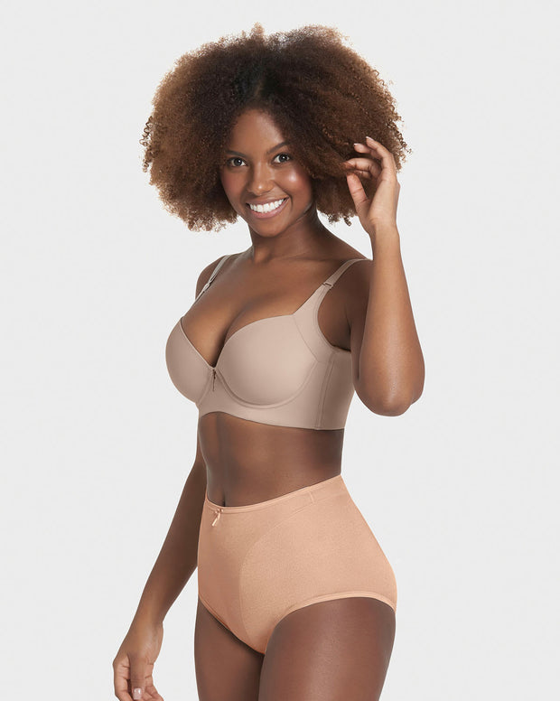 Panty clásico tiro alto de control de abdomen