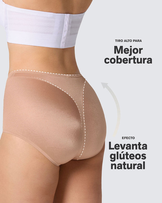Panty clásico tiro alto de control de abdomen