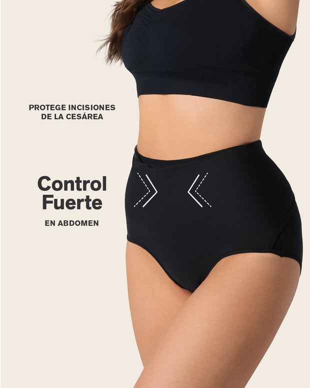 Faja pantalón postparto de compresión fuerte