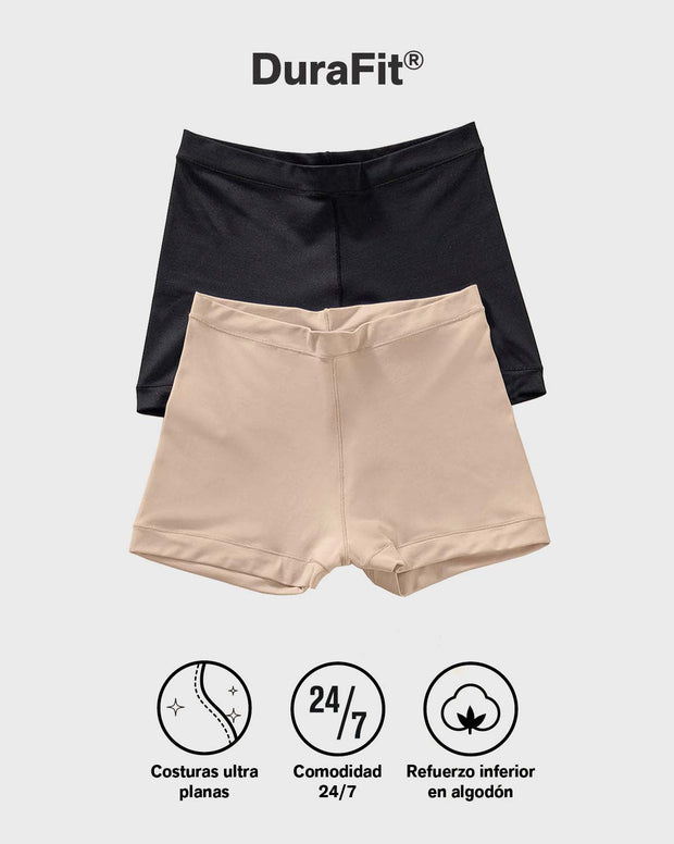 Panty tipo bóxer de ajuste perfecto
