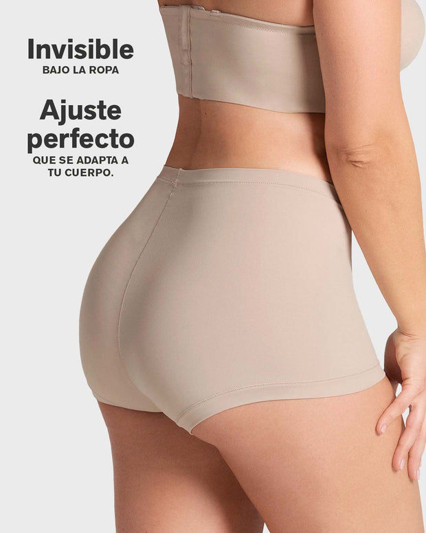 Panty tipo bóxer de ajuste perfecto