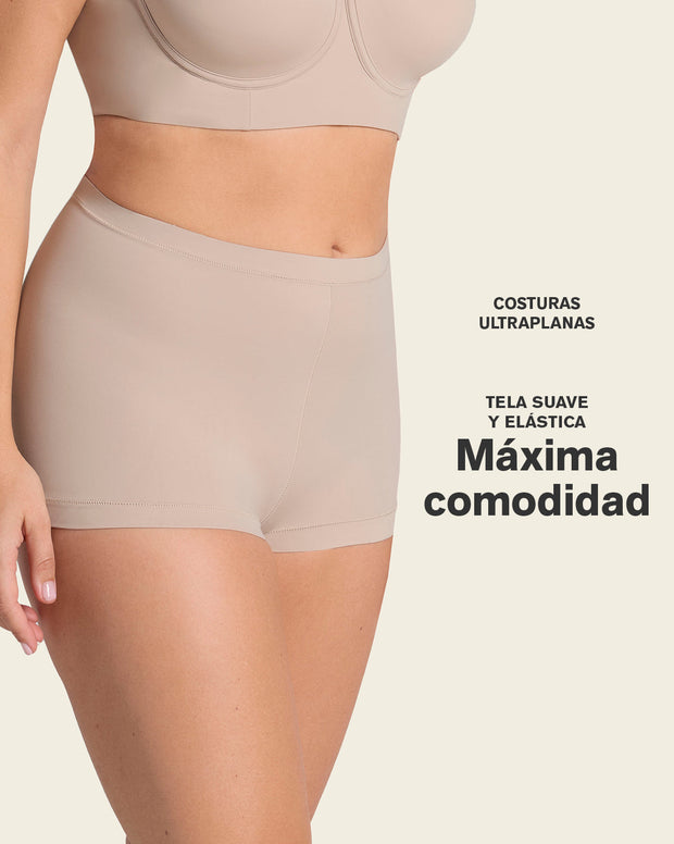 Panty tipo bóxer de ajuste perfecto
