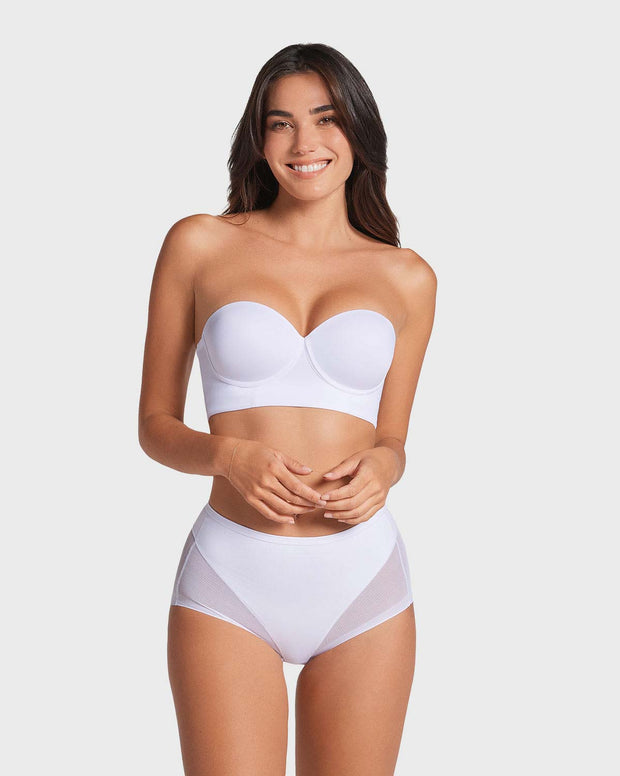 Panty clásico invisible con tul