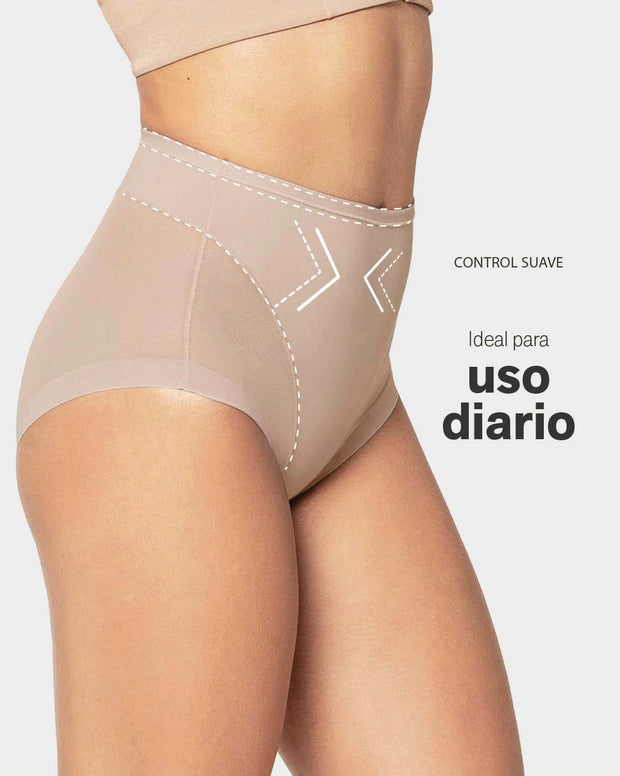 Paquete x 3 panties clásicos invisibles con tul