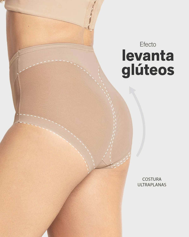 Paquete x 3 panties clásicos invisibles con tul