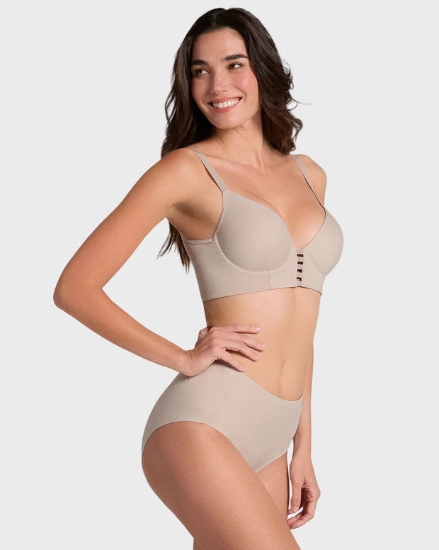 Panty de compresión fuerte con termofusionado