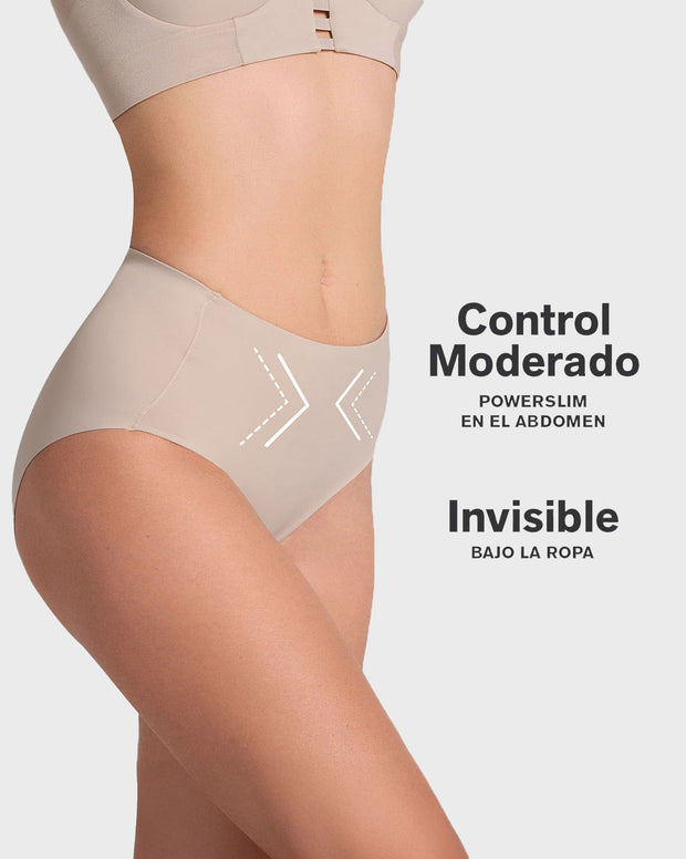 Panty de compresión fuerte con termofusionado