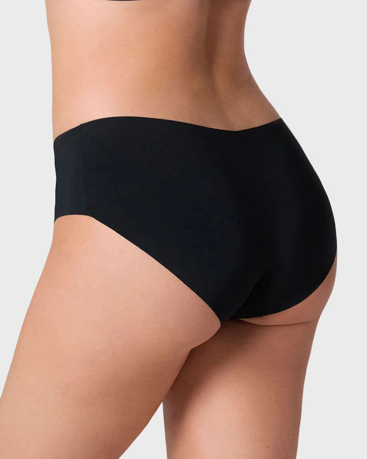 Panty hípster invisible ultraplano sin elásticos y de pocas costuras