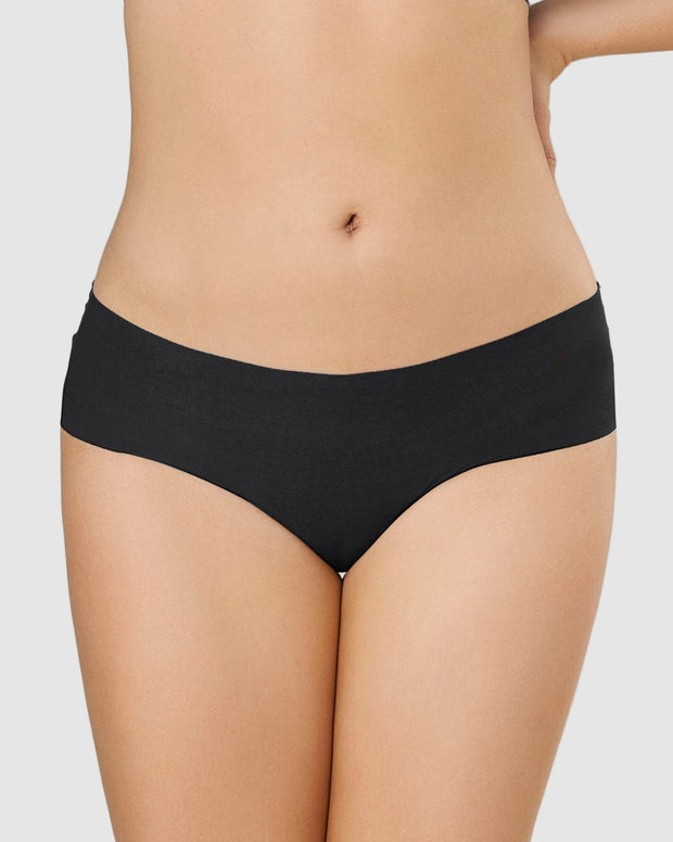Panty hípster invisible ultraplano sin elásticos y de pocas costuras