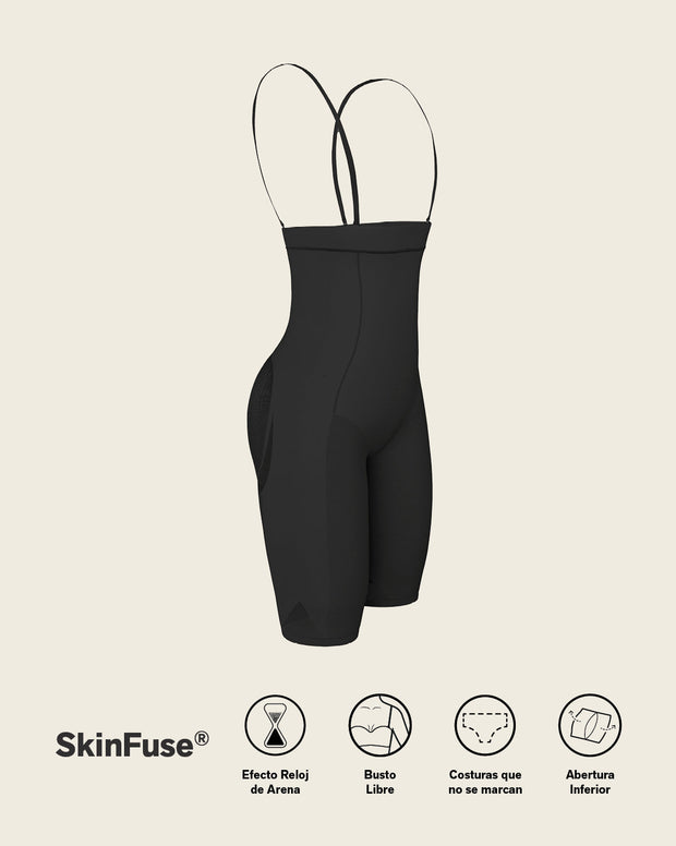 Body faja media pierna invisible levanta cola