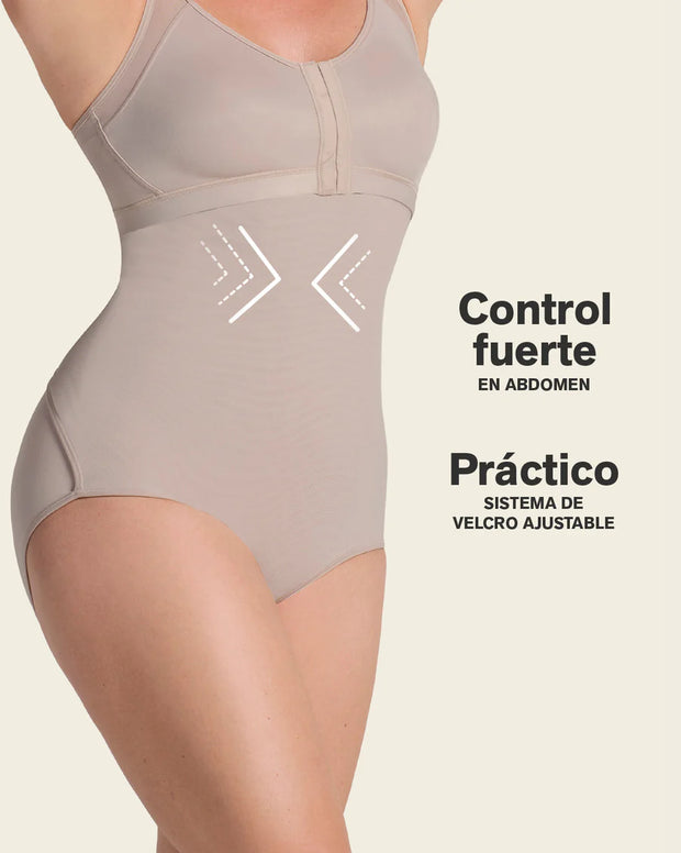 Panty faja postparto y postquirúrgico con laterales en velcro
