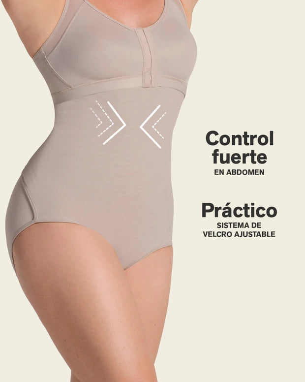 Panty faja postparto y postquirúrgico con laterales en velcro