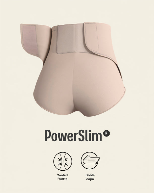 Faja pantalón postquirúrgica con laterales en velcro