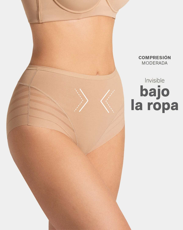 Paquete x 3 panty faja clásicos control moderado de abdomen