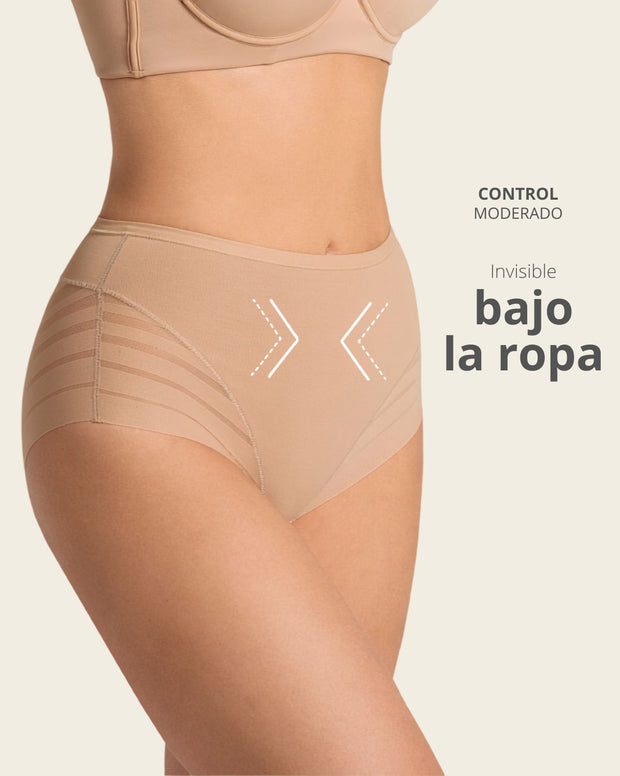 Paquete x 2 panty faja pantalón clásicos compresión moderada de abdomen
