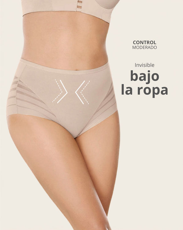 Paquete x 2 panty faja clásicos control moderado de abdomen