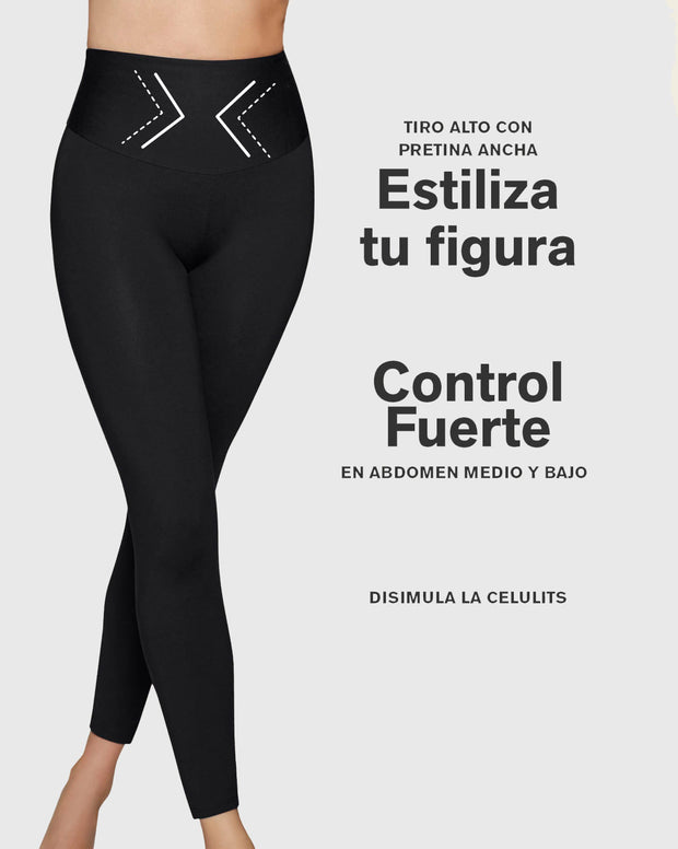 Legging de control con short interno levanta glúteos