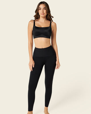Legging deportivo tiro alto de compresión y de secado rápido#color_700-negro