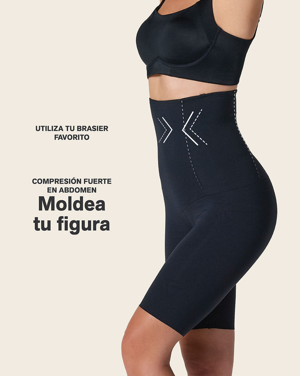 Faja pantalón de tiro alto con compresión en abdomen y cintura