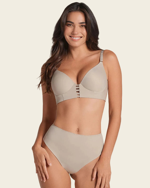 Panty faja brasilera de compresión fuerte tiro alto