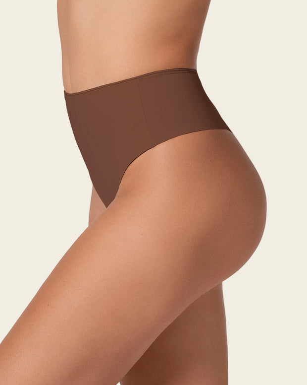 Panty faja brasilera de compresión fuerte tiro alto