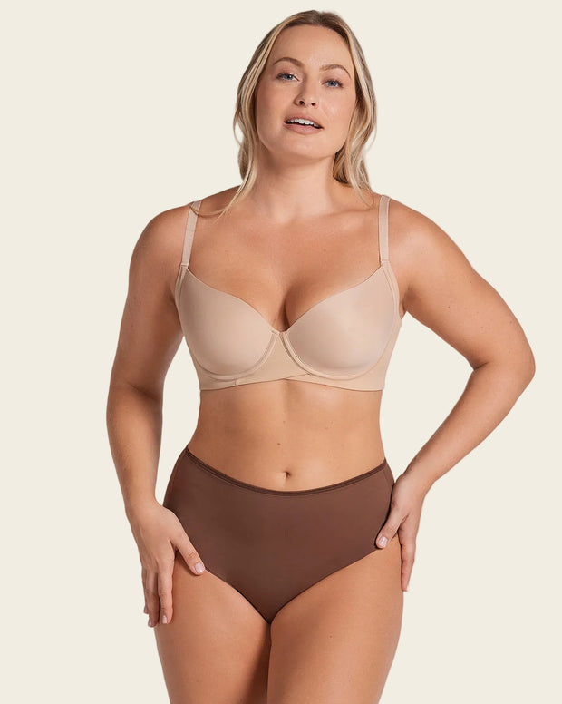 Panty faja brasilera de compresión fuerte tiro alto
