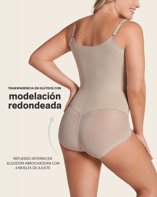Body de control suave y copas con arco