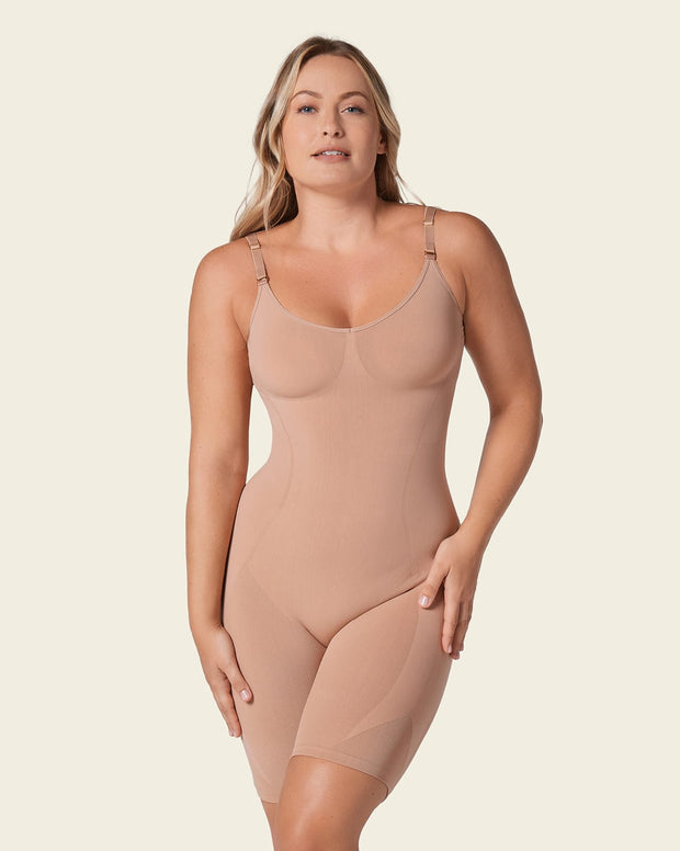 Faja body invisible de compresión efecto levanta cola