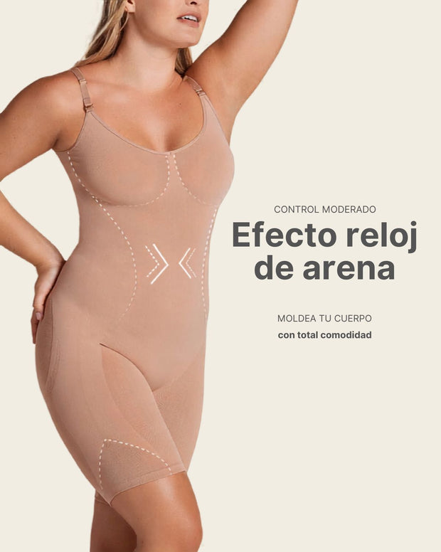 Faja body invisible de compresión efecto levanta cola