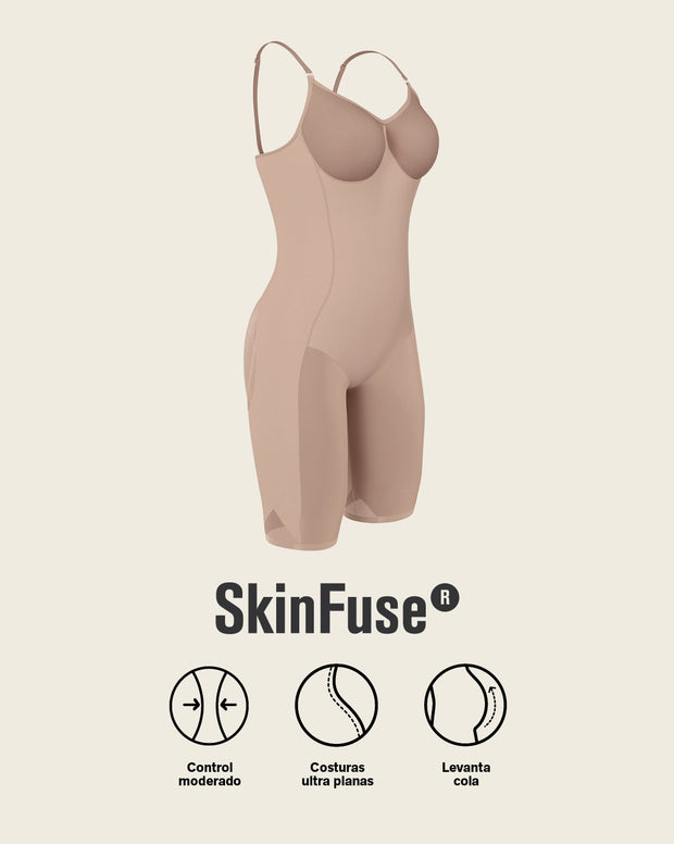 Faja body invisible de compresión efecto levanta cola