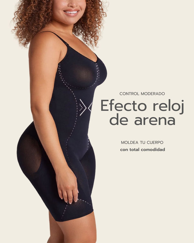 Faja body invisible de compresión efecto levanta cola
