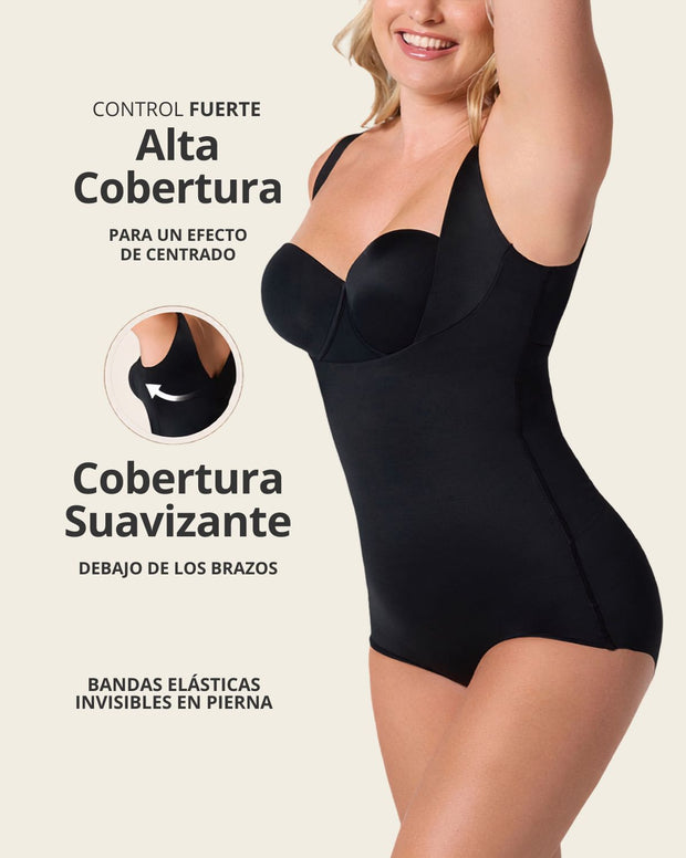 Body faja moldeador de aspecto invisible en glúteos
