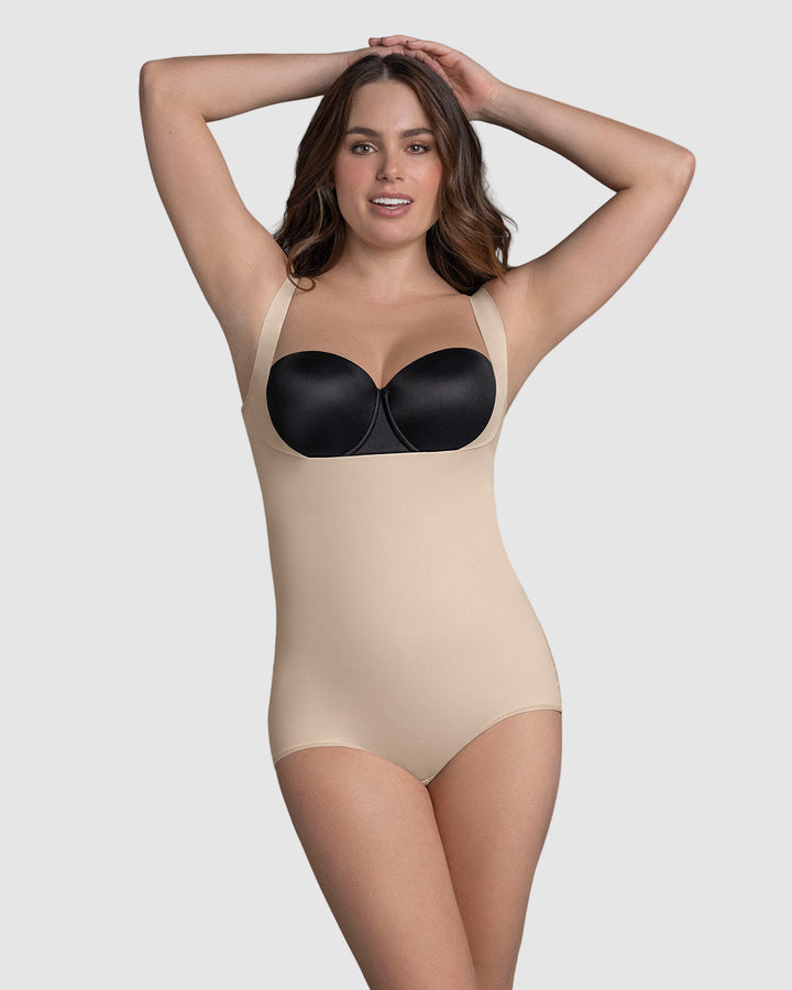 Body faja moldeador de aspecto invisible en glúteos