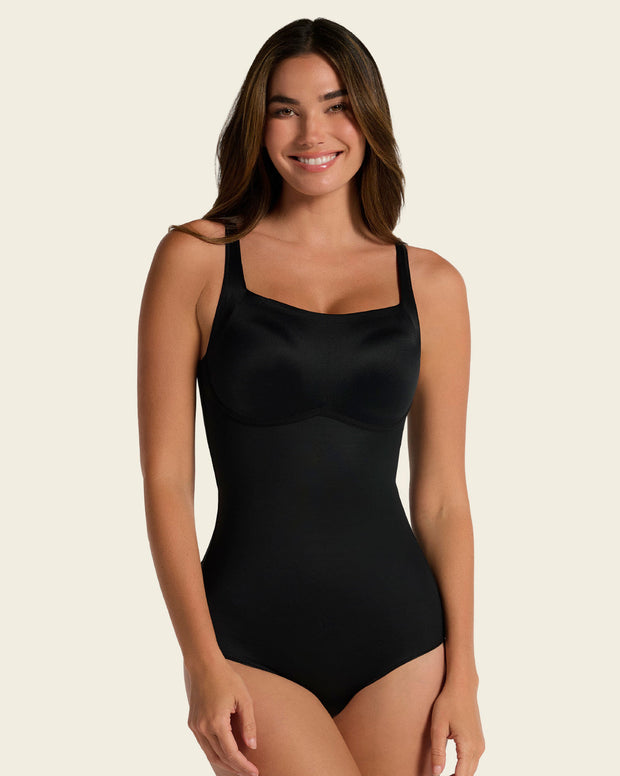 Body de compresión de abdomen con bra incorporado