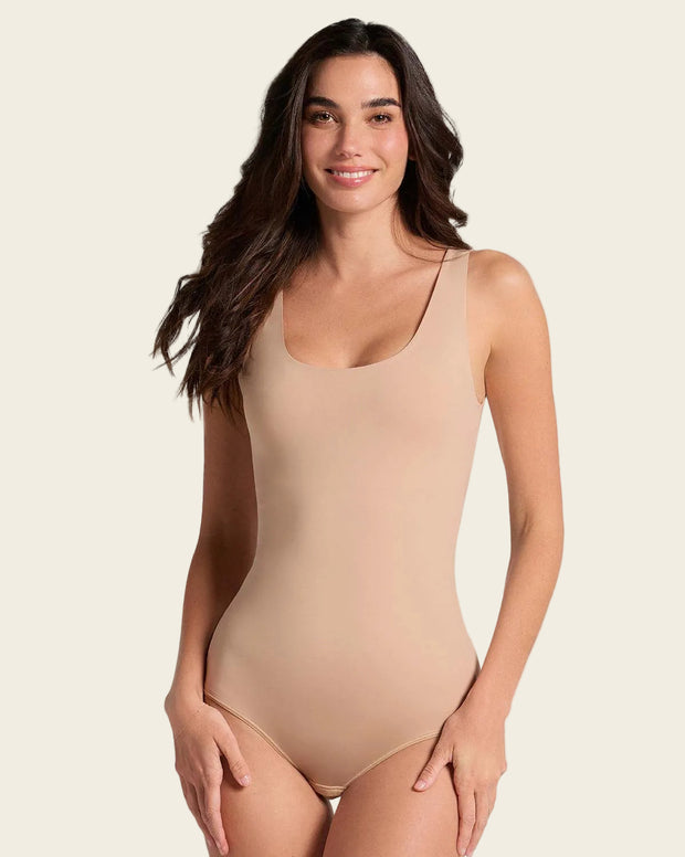 Body de compresión manga sisa con top interno