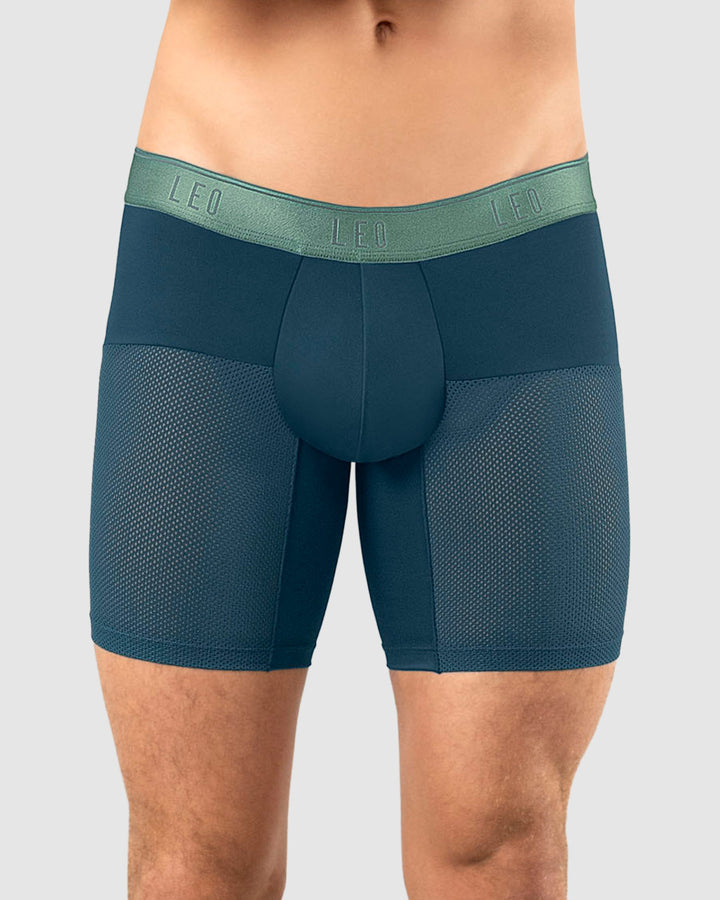 Bóxer medio de secado rápido con mallas transpirables en microfibra