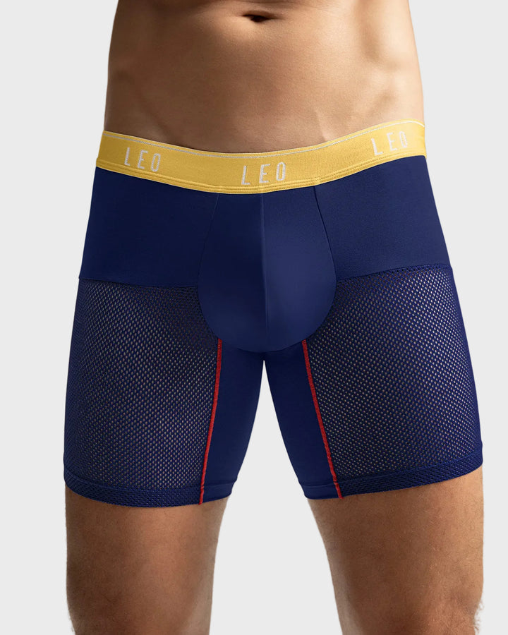 Bóxer medio de secado rápido con mallas transpirables en microfibra