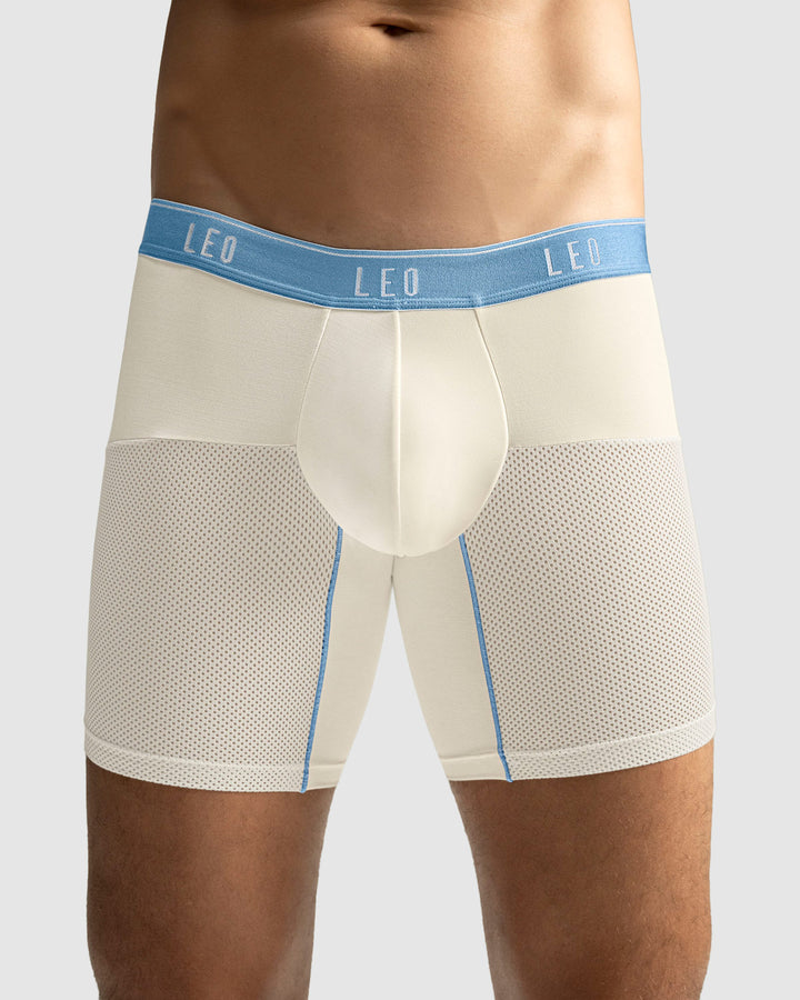 Bóxer medio de secado rápido con mallas transpirables en microfibra