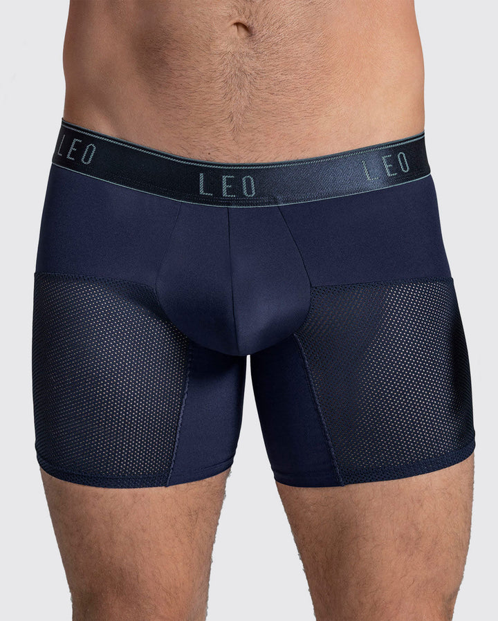 Bóxer medio de secado rápido con mallas transpirables en microfibra